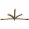 Ekena Millwork Davenport Smooth Timber Gable Bracket, Douglas Fir, 84"W x 42"H x 3 1/2"D x 3 1/2"F, 12/12 Pitch GBW084X42X0404DAV00SDF - alternate 3